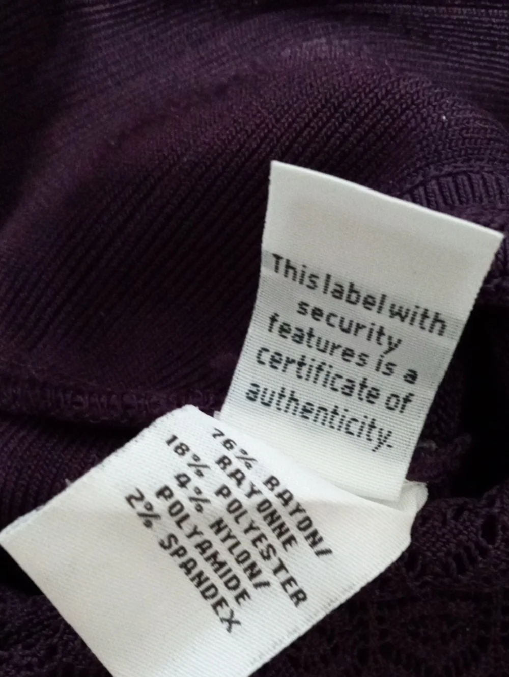 Diane Von Furstenberg Long-Sleeve Knit Dress in Deep Plum